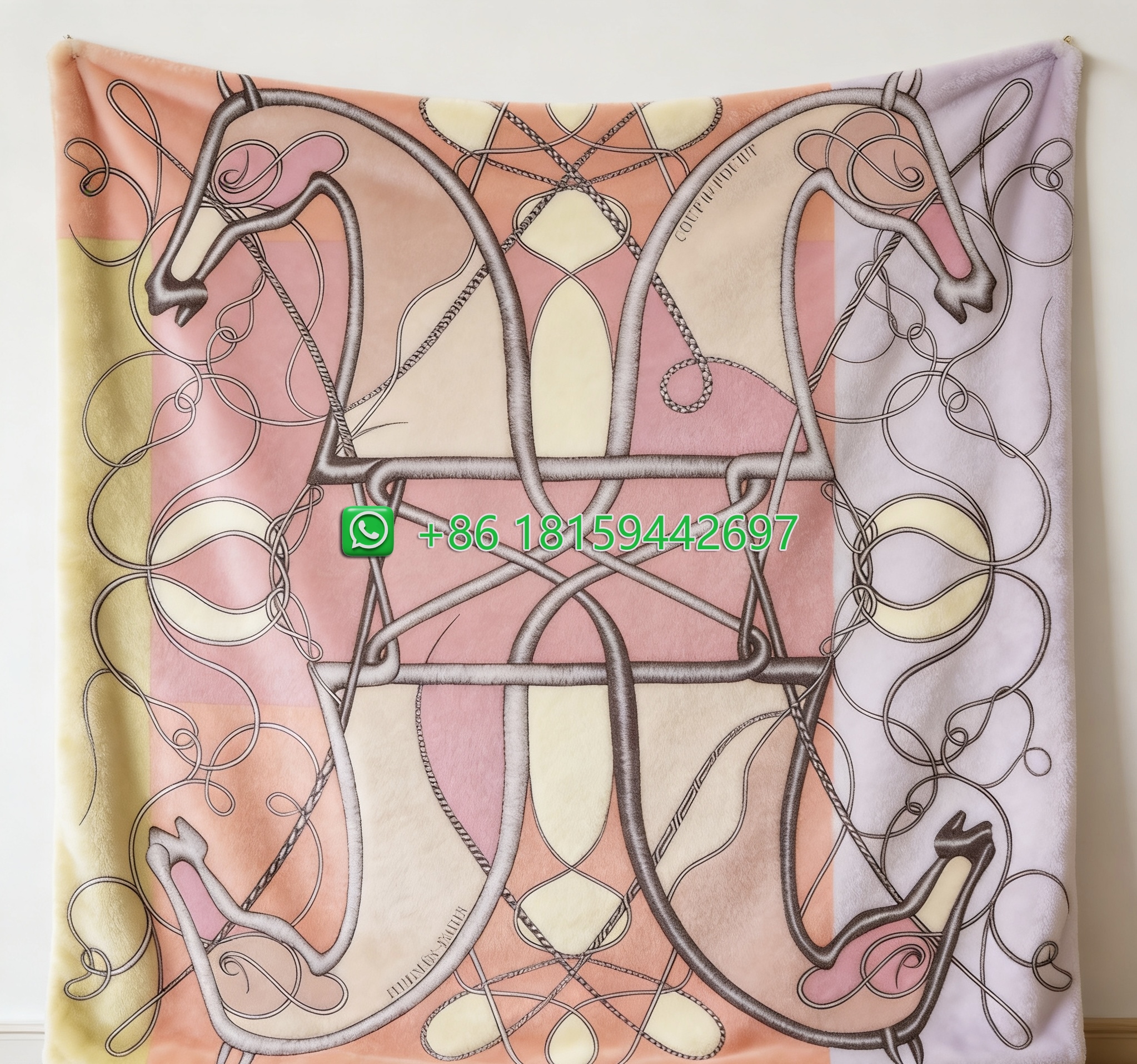 Hermes Throw Blankets